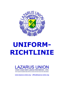 uniform- richtlinie