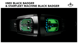 hmx black badger & starfleet machine black badger