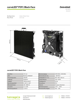 curveLED® P391 Black-Face Datenblatt