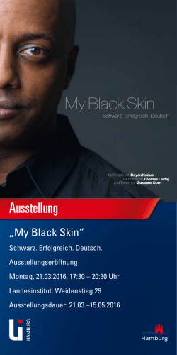 My Black Skin - Landesinstitut für Lehrerbildung und Schulentwicklung