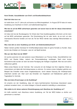 Interview mit Kevin Dravek