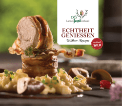 ECHTHEIT GENIESSEN - O&Ouml; Landesjagdverband