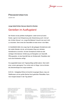 Genießen im Ausflugsland