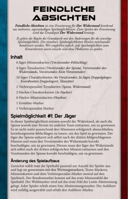 Feindliche Absichten - Heidelberger Spieleverlag