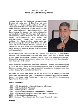 Kandiatur Kemal Gülcehre - Die Linke Rheinland