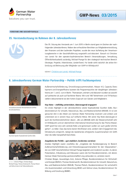GWP-News 03/2015