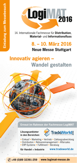 Innovativ agieren &ndash; Wandel gestalten