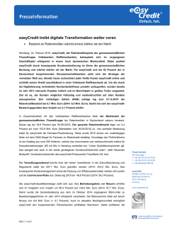 easyCredit treibt digitale Transformation weiter voran