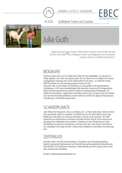 Julia Guth - Andrea Kutsch Akademie