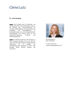 Dr. Julia Herzberg