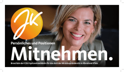 Persönliches und Positionen - CDU Rheinland