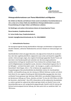 Hintergrundinfos - leipzig - Verband binationaler Familien und
