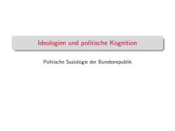 Ideologien und politische Kognition