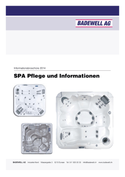 Pflegehinweis Aussenwhirlpool