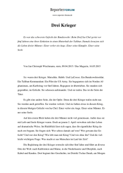 Drei Krieger - Reporter
