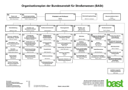 Organisationsplan - Bundesanstalt f&uuml;r Stra&szlig;enwesen