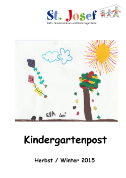 Kigapost Herbst 2015 - Familienzentrum St. Josef