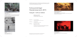 Einladung - N&Ouml; Dokumentationszentrum f&uuml;r moderne Kunst