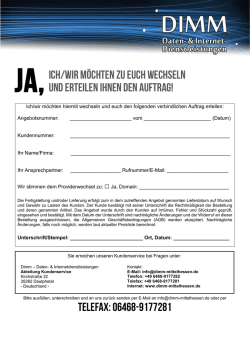 ich/wir m&ouml;chten zu euch wechseln und erteilen Ihnen den Auftrag