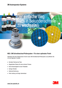 Der einfacheWeg Pads in Sekundenschnelle zu wechseln