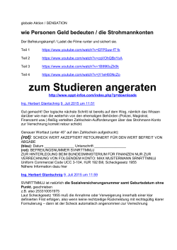 die Strohmannkonten des PERSONALS