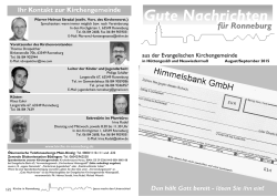 Gute Nachrichten - Kirchenkreis Hanau