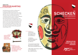 Info-Flyer zu den Schecken aus T&ouml;ging an der Altm&uuml;hl