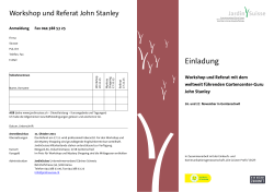 John Stanley - Jardin Suisse
