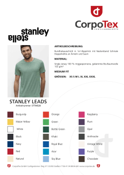 stanley leads - CorpoTex GmbH