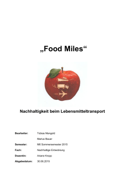 „Food Miles“