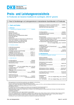PDF DKB Preise und Leistungen Stand 1.4.2015