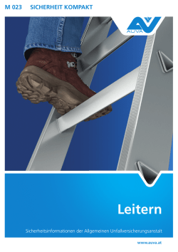 Merkblatt M 023 "Leitern"