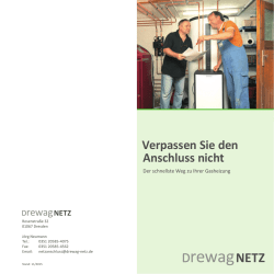 Verpassen Sie den Anschluss nicht