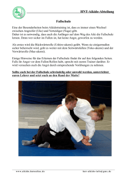 Lehrhilfe Fallschule - der HNT-Aikido