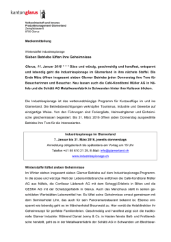 Sieben Betriebe lüften ihre Geheimnisse