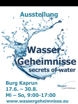 Wasser- Geheimnisse
