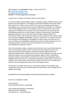 ein nicht nur &auml;u&szlig;erst rechtswidriges, sondern auch feiges und ganz