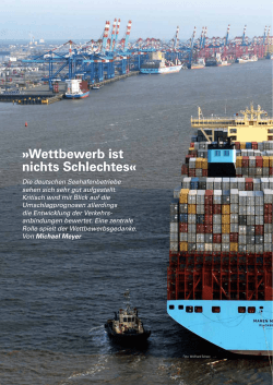 Zentralverband der deutschen Seehafenbetriebe | HANSA