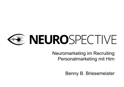 Neuromarketing im Recruiting - Personalmarketing mit Hirn [Repariert]