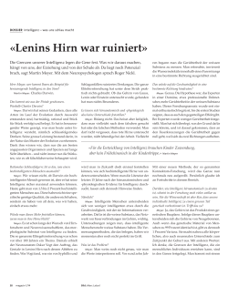 «Lenins Hirn war ruiniert»