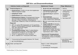 SOP Hirn- und Sinusvenenthrombose