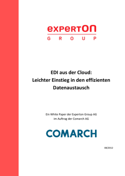 EDI aus der Cloud: Leichter Einstieg in den effizienten