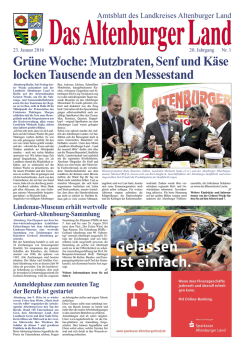 Gr&uuml;ne Woche: Mutzbraten, Senf und K&auml;se locken Tausende an den
