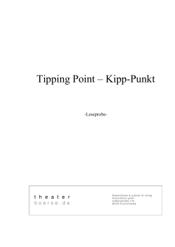 Tipping Point – Kipp-Punkt