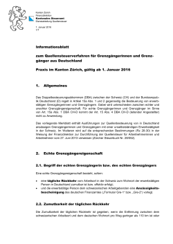 Infoblatt für deutsche Grenzgänger und Grenzgängerinnen (PDF, 5