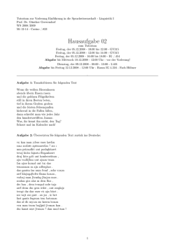Hausaufgabe 02
