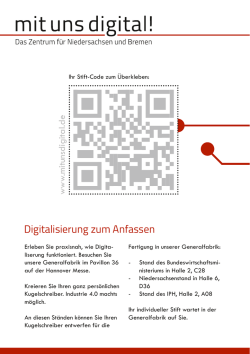 Digitalisierung zum Anfassen