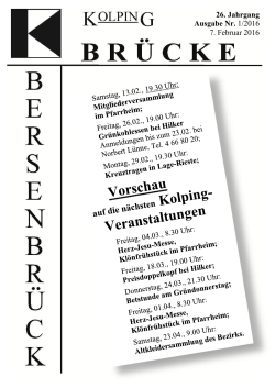I-2016 - Kolpingsfamilie Bersenbrück