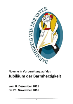Jubil&auml;um der Barmherzigkeit