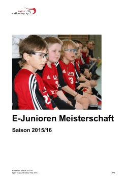 E-Junioren Meisterschaft